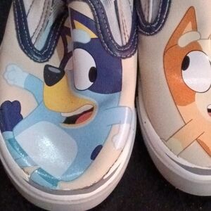 Kids Cartoon Character Sneakers - Blue and Orange